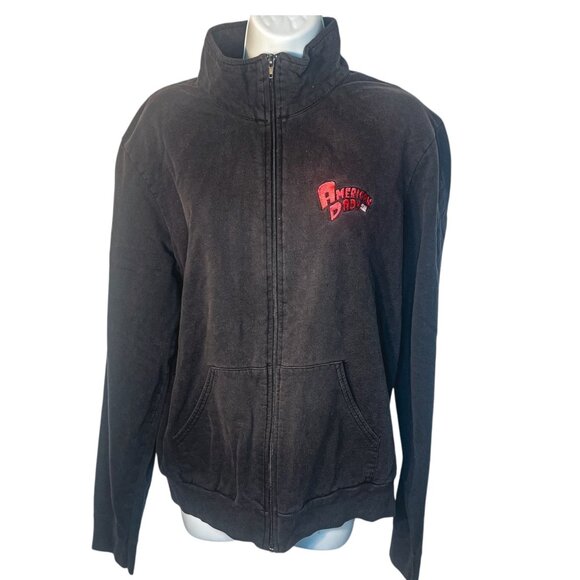 AMERICAN DAD Cast & Crew Gift Sweatshirt Stan Smith Embroidered Character Sn 2 - Picture 2 of 7